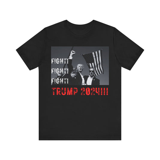 Trump Fight Fight Fight Unisex Jersey Short Sleeve Tee