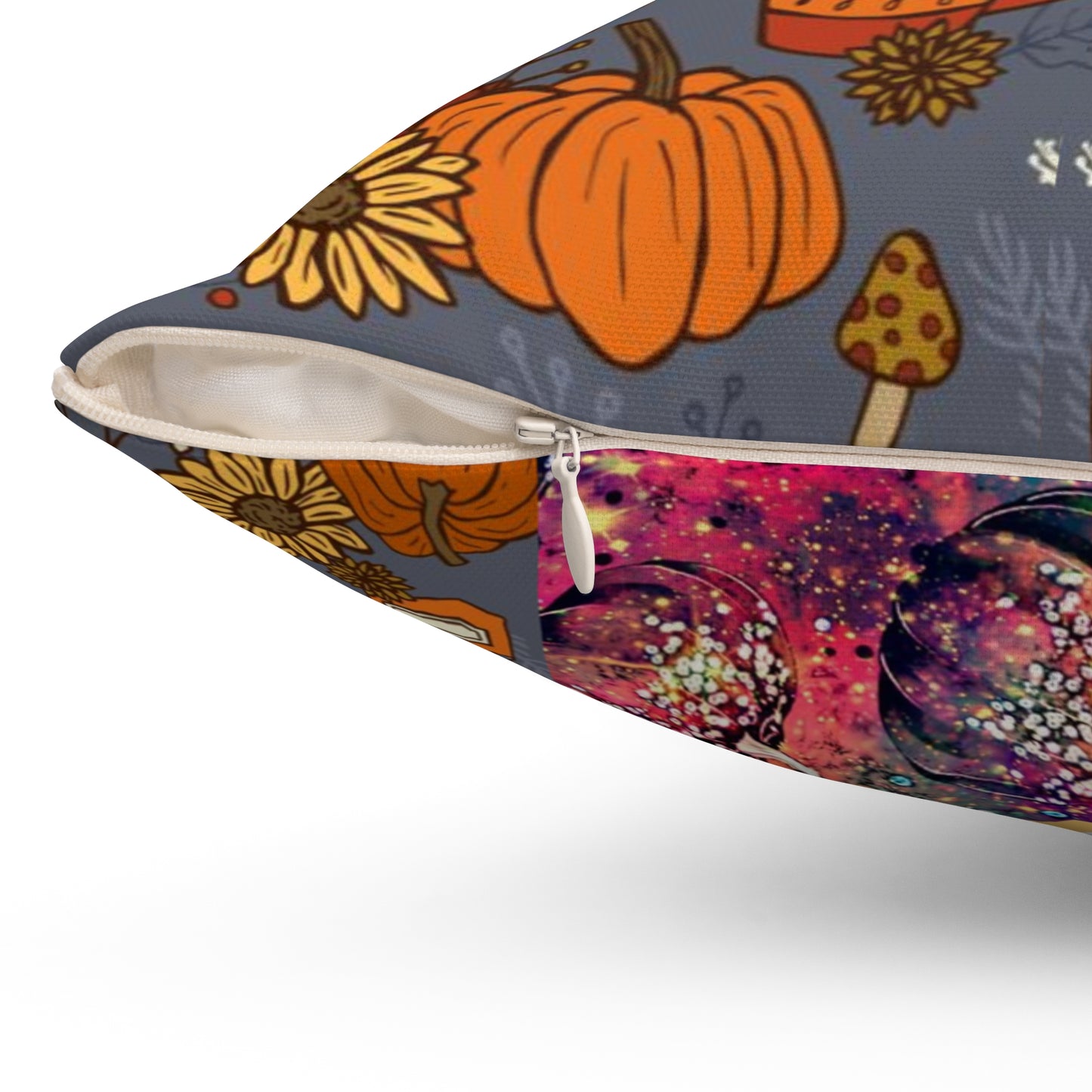 Fall Decor Spun Polyester Square Pillow